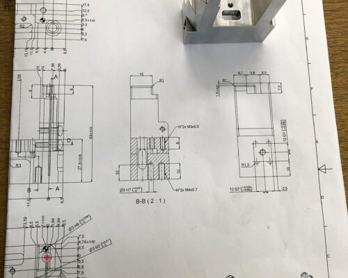 Particolare su disegno del cliente